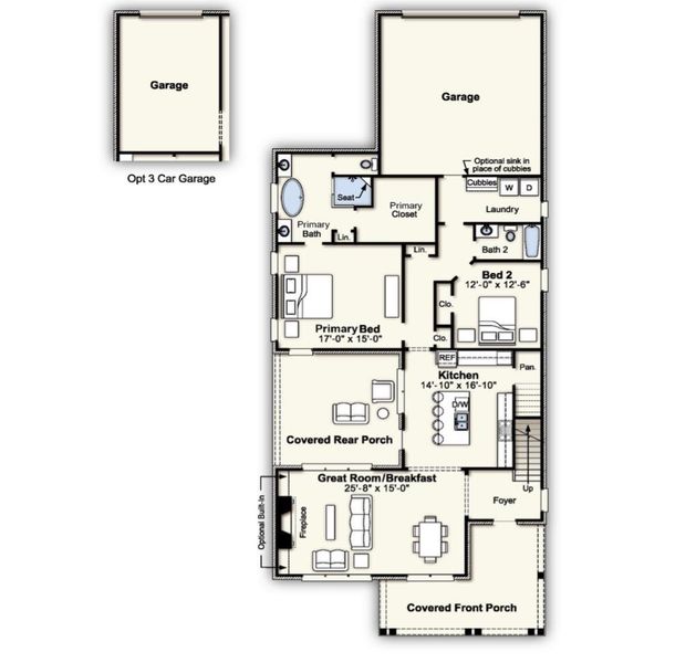 View of room layout