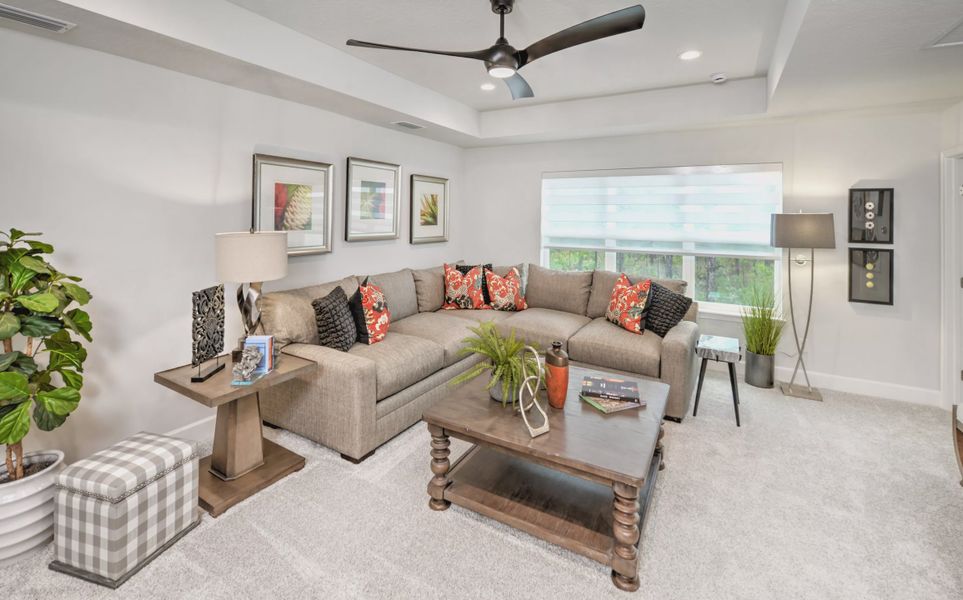 Furnished interior view inside a new home in Woodhaven, Port Orange (Image 12).