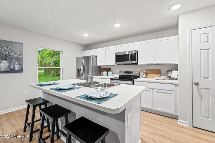 Furnished interior view inside a new home in , Jacksonville (Image 6).