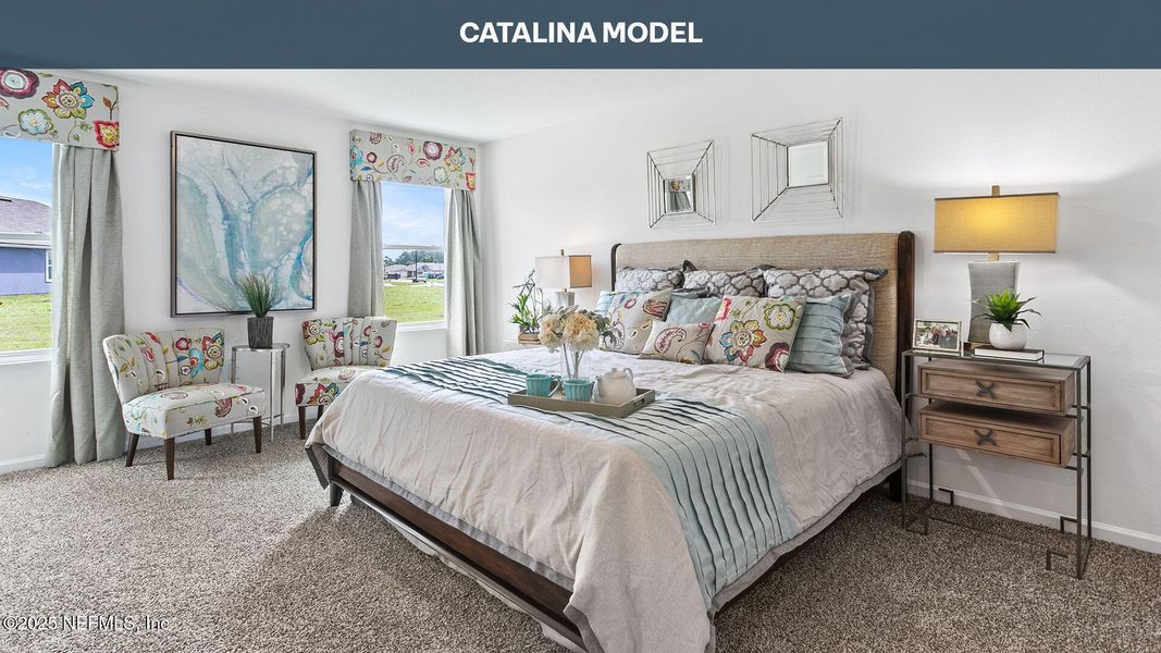 Furnished interior view inside a new home in Copes Landing, Jacksonville (Image 20). Furnished interior view inside a new home in Copes Landing, Jacksonville (Image 20).