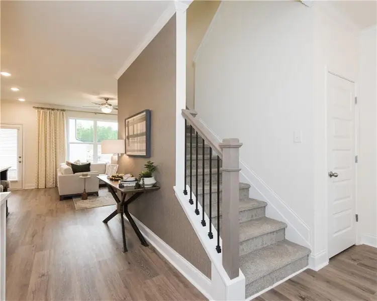 Furnished interior view inside a new home in Mulberry Summit, Flowery Branch (Image 16).
