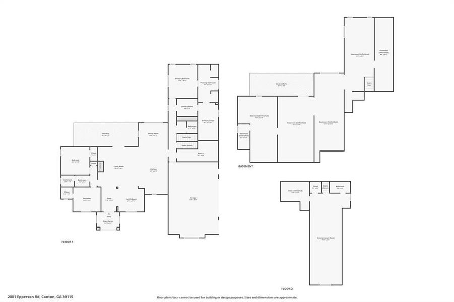 2D floor plan layout of this home in , Canton, GA (Image 6).