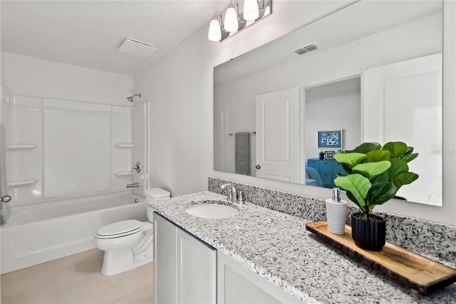 Furnished interior view inside a new home in Bellaviva III at Westside, Davenport (Image 9). Furnished interior view inside a new home in Bellaviva III at Westside, Davenport (Image 9).