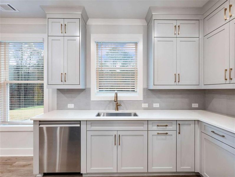 Furnished interior view inside a new home in , Buford (Image 13).