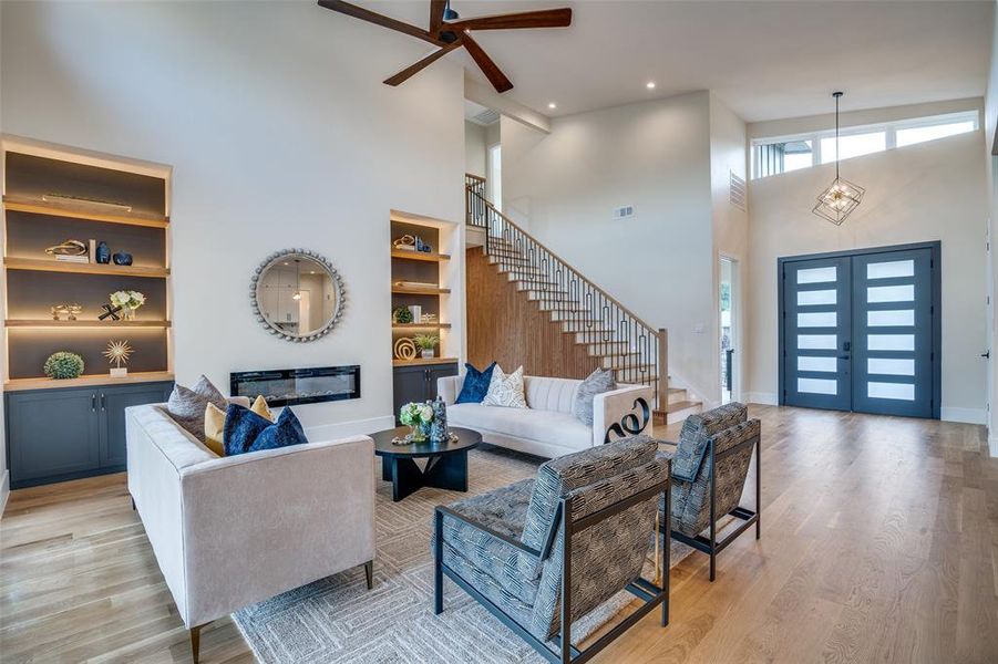 Furnished interior view inside a new home in , Richardson (Image 28).