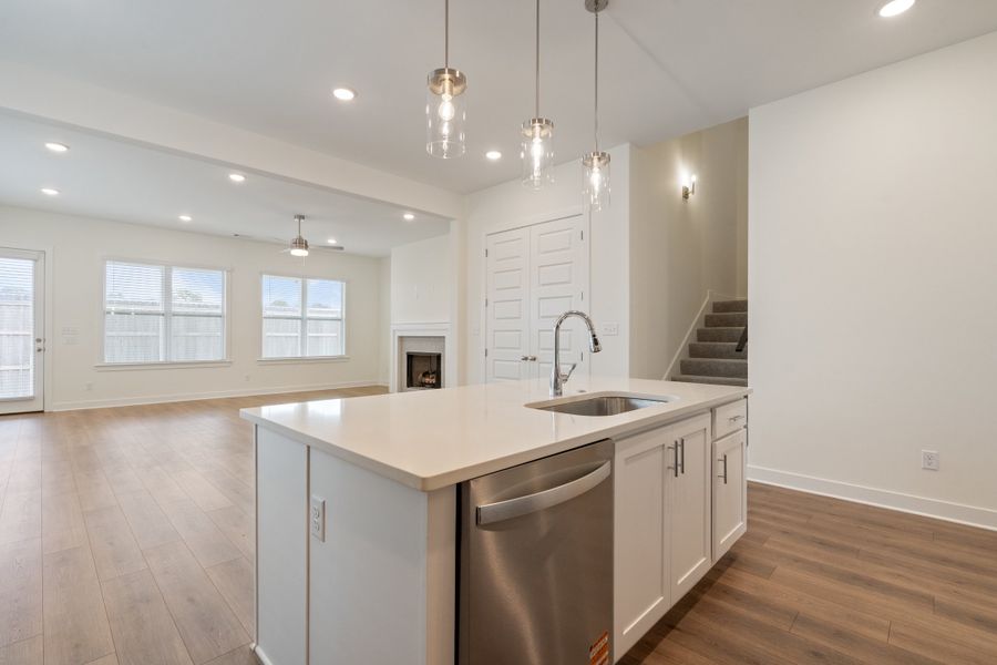 Furnished interior view inside a new home in Myers Park, Arlington (Image 7).