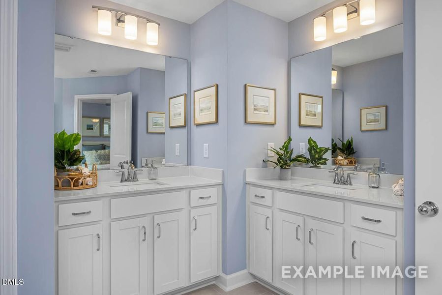 Furnished interior view inside a new home in Springvale, Fuquay Varina (Image 38).