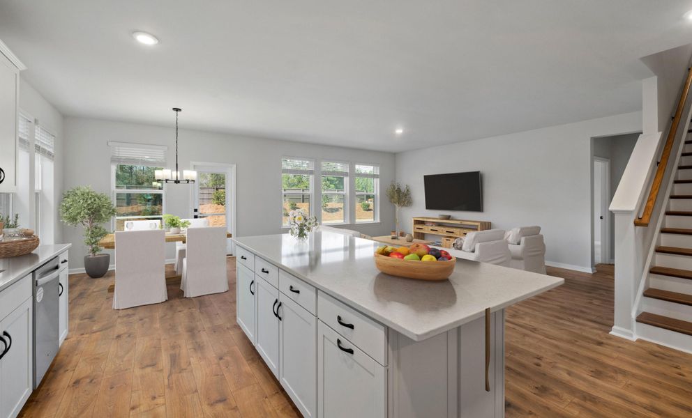 Furnished interior view inside a new home in The Groves of Berkeley, Moncks Corner (Image 5).