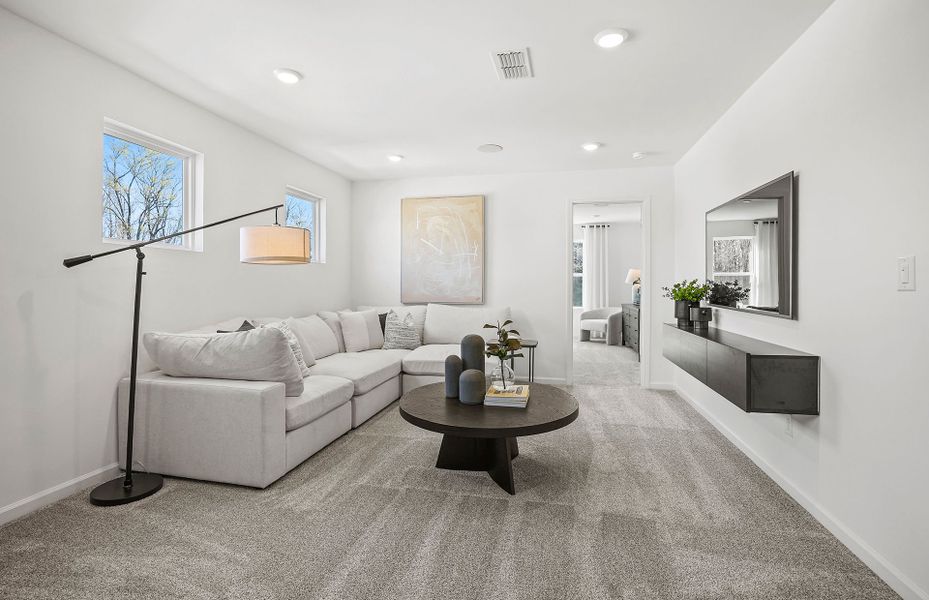 Representative furnished interior of a home built from the Carson by Pulte Homes in Mallard Park, Charlotte (Image 14).