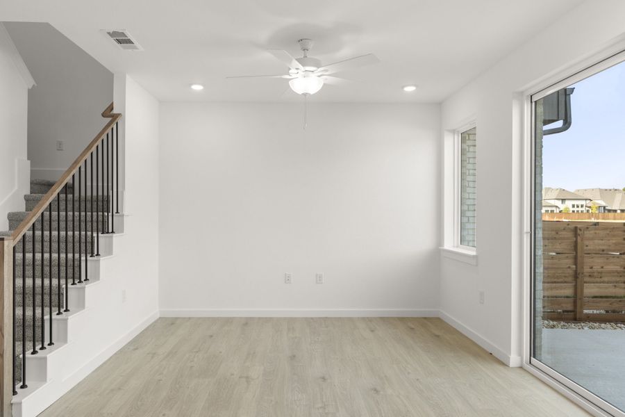 Spacious, unfurnished interior of a new home in Ten Mile Creek, Celina (Image 27). Spacious, unfurnished interior of a new home in Ten Mile Creek, Celina (Image 27).