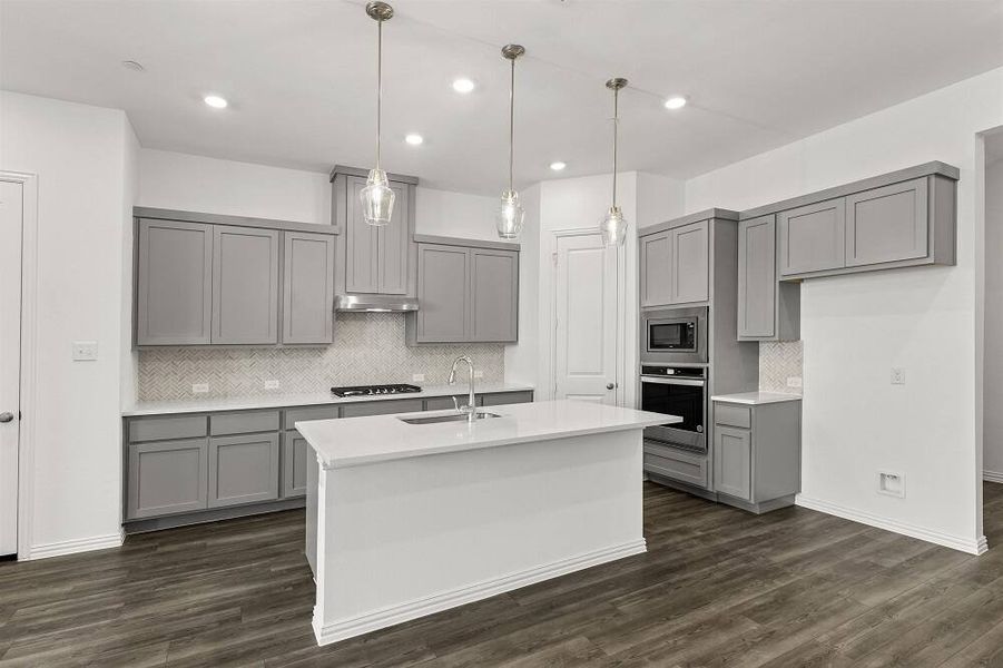 Kitchen Brown Townhome