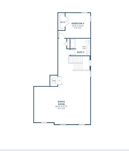 2D floor plan layout for the Key West II by Homes by WestBay in Hawkstone, Lithia, FL (Image 5).