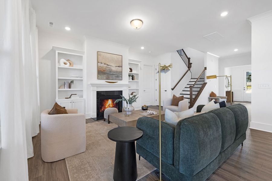 Furnished interior view inside a new home in Edgewater - Harbor Pointe, Lancaster (Image 8).