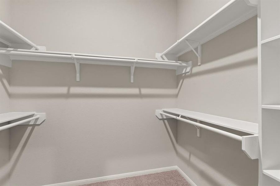 A view of your large primary walk-in Closet