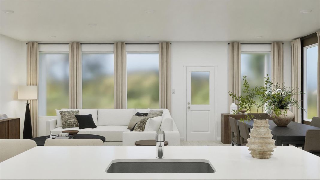 Furnished interior view inside a new home in Waterstone, Kyle (Image 21).