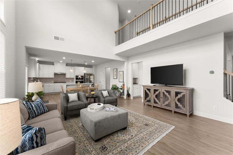 Furnished interior view inside a new home in , Canton (Image 16). Furnished interior view inside a new home in , Canton (Image 16).