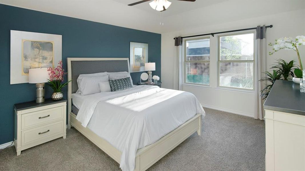 Furnished interior view inside a new home in Bel Air Village, Sherman (Image 39).
