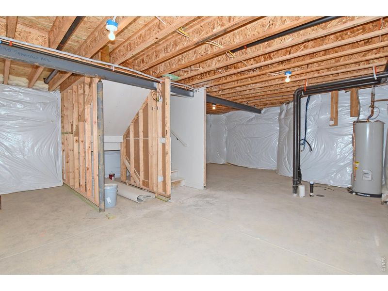 In-progress construction of a new home in , Berthoud, CO (Image 34).