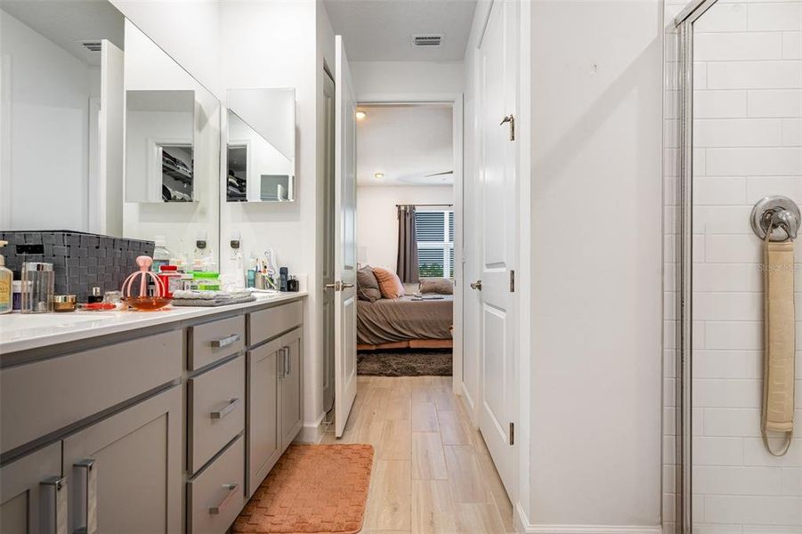 Furnished interior view inside a new home in The Timbers at Everlands: The Villas, Palm Bay (Image 14). Furnished interior view inside a new home in The Timbers at Everlands: The Villas, Palm Bay (Image 14).