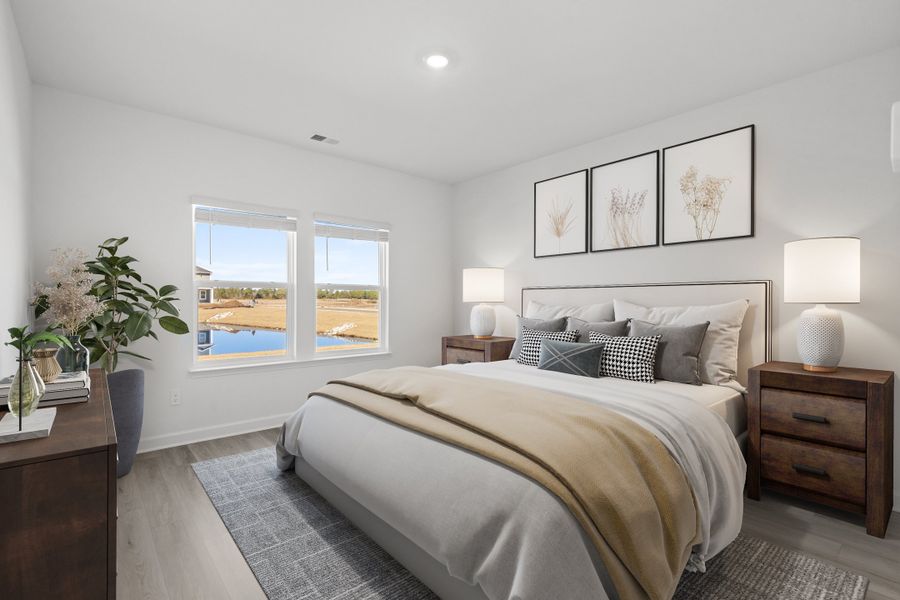 Furnished interior view inside a new home in Waterside - Boardwalk Series, Longs (Image 18). Furnished interior view inside a new home in Waterside - Boardwalk Series, Longs (Image 18).
