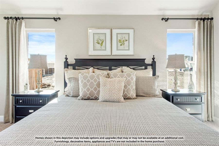 Furnished interior view inside a new home in Hunters Ridge, Crowley (Image 8).