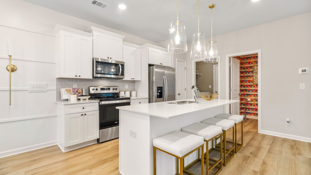 Representative furnished interior of a home built from the Austin - Alternate by DRB Homes in Diamante, Stockbridge (Image 12). Representative furnished interior of a home built from the Austin - Alternate by DRB Homes in Diamante, Stockbridge (Image 12).