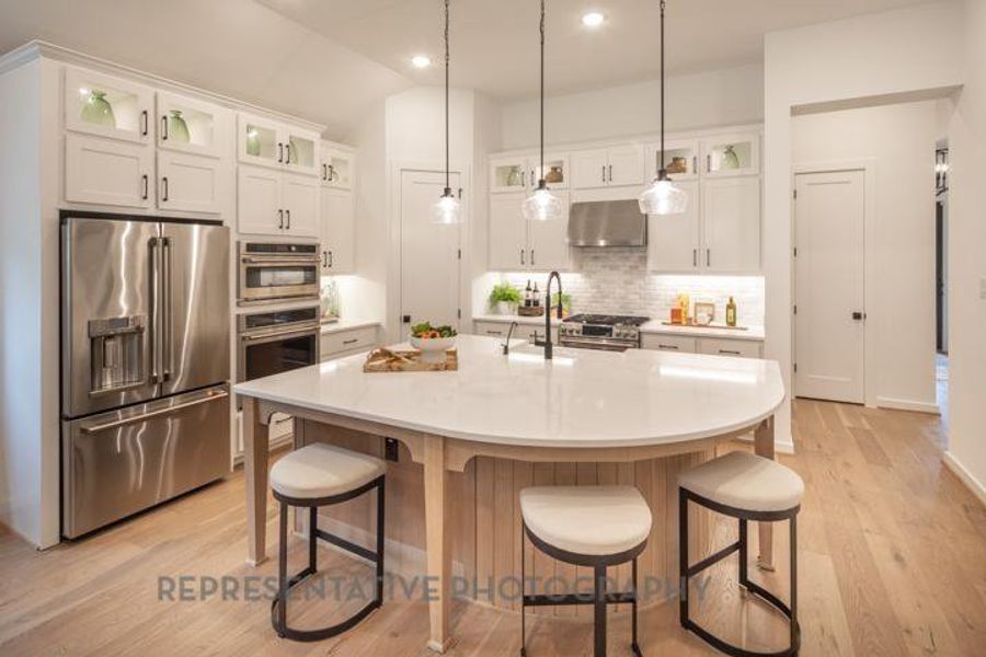 Furnished interior view inside a new home in Evergreen, Conroe (Image 24).
