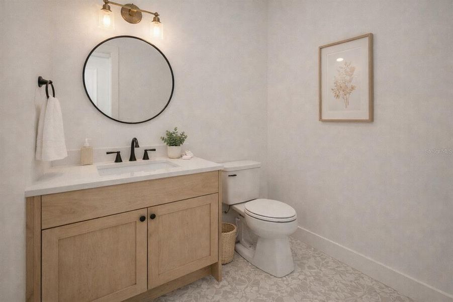 Furnished interior view inside a new home in , Oviedo (Image 12).