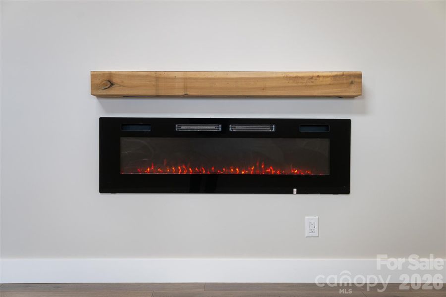 Left Wing-Electric Fireplace