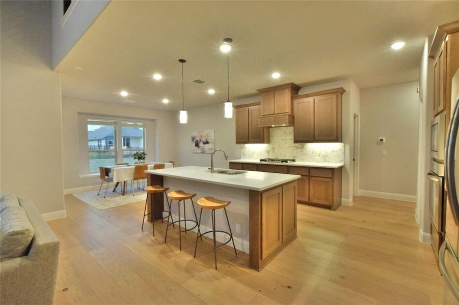 Furnished interior view inside a new home in Abe's Landing, Granbury (Image 24).