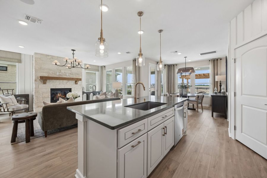 Representative furnished interior of a home built from the Mystique by Del Webb in Del Webb Bridgeland, Cypress (Image 7).