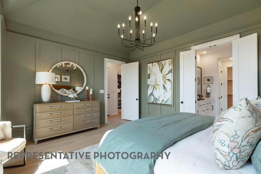 Furnished interior view inside a new home in Landmark, Denton (Image 19).