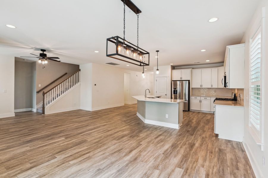Furnished interior view inside a new home in , Summerville (Image 11). Furnished interior view inside a new home in , Summerville (Image 11).