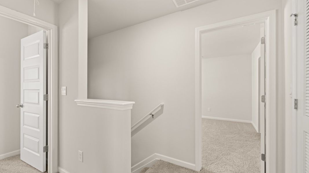 Representative unfurnished interior of a home built from the Plan by D.R. Horton in WillowBrook, Winder (Image 17).