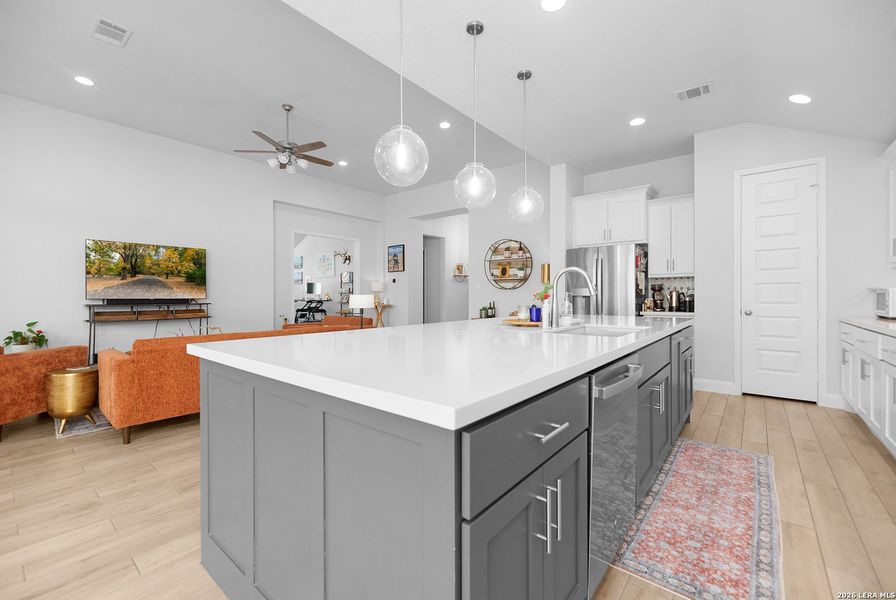 Furnished interior view inside a new home in Meadows of Mill Creek, Seguin (Image 13).