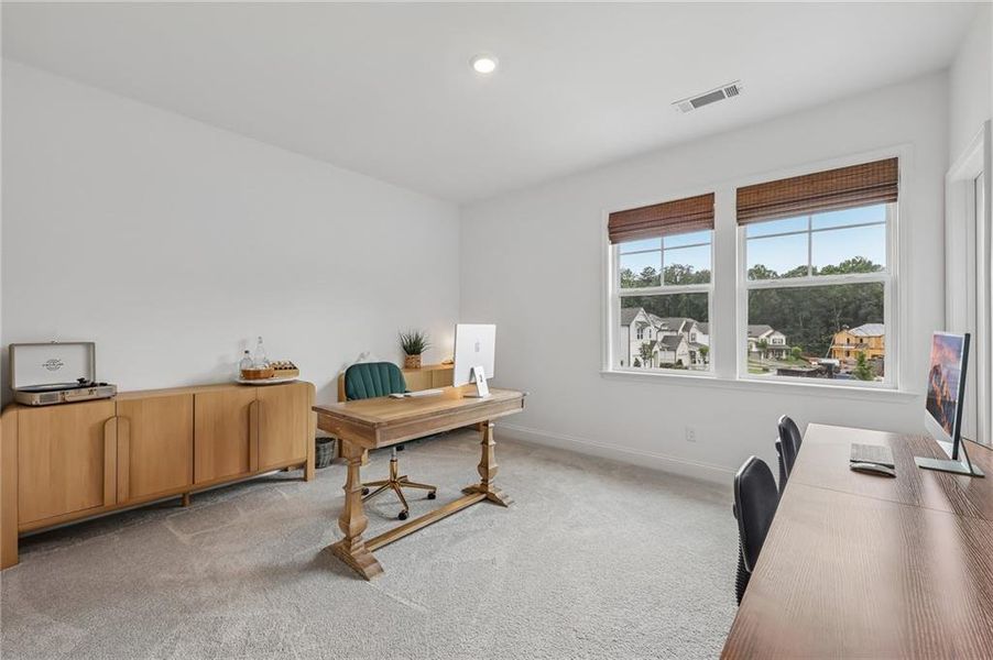 Furnished interior view inside a new home in Bailey Fence, Dacula (Image 18).