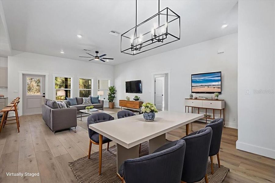 Furnished interior view inside a new home in , Fanning Springs (Image 11).