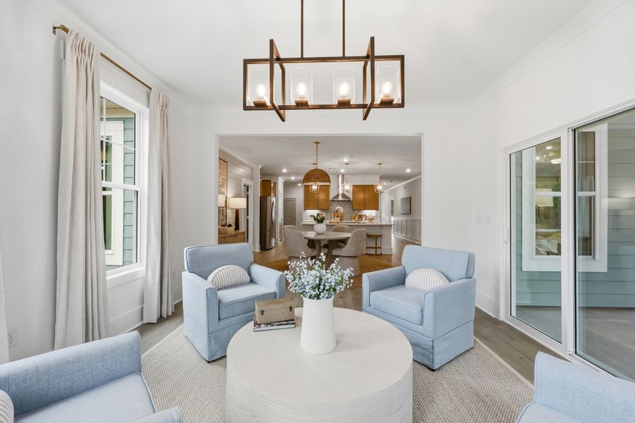 Representative furnished interior of a home built from the Carolyn II by Great Southern Homes in Edgefield, Loris (Image 34).