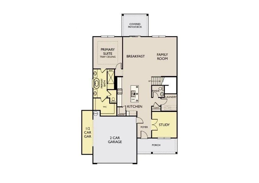 2D floor plan layout of this home in Willow Landing, Mount Juliet, TN (Image 5). 2D floor plan layout of this home in Willow Landing, Mount Juliet, TN (Image 5).