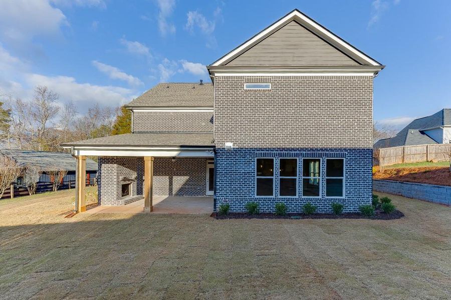 Exterior details and patio area of a home in , Buford (Image 4). Exterior details and patio area of a home in , Buford (Image 4).