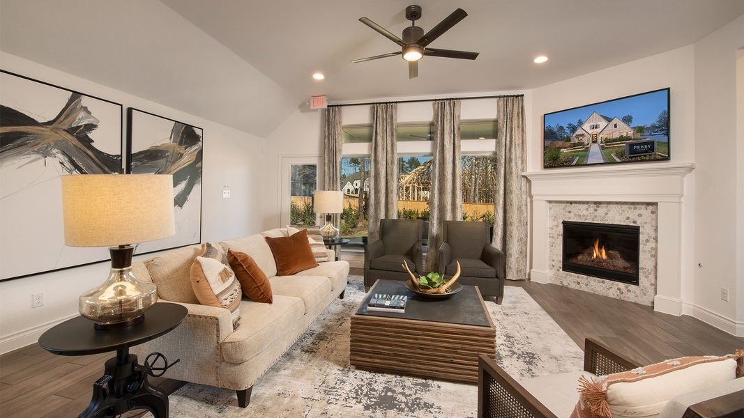 Furnished interior view inside a new home in Candela, Richmond (Image 19).