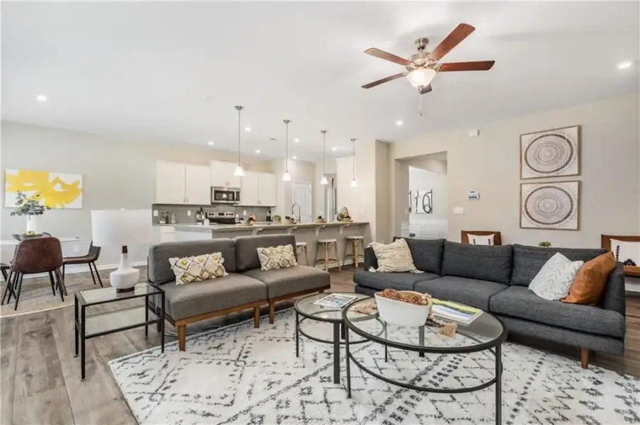 Furnished interior view inside a new home in Sagebrook, Powder Springs (Image 9).