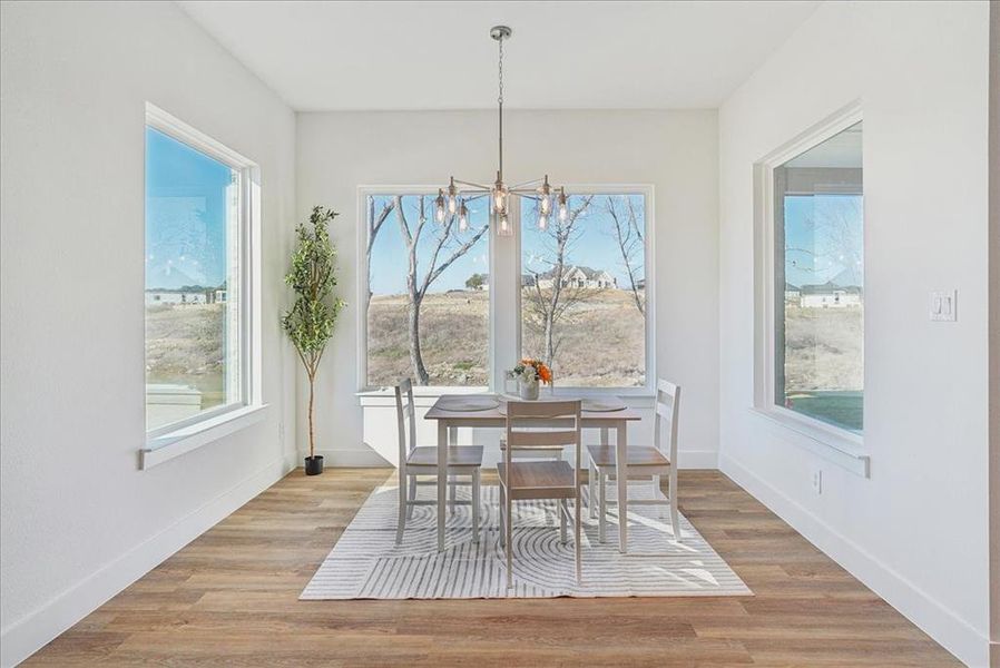 Furnished interior view inside a new home in , Azle (Image 9). Furnished interior view inside a new home in , Azle (Image 9).