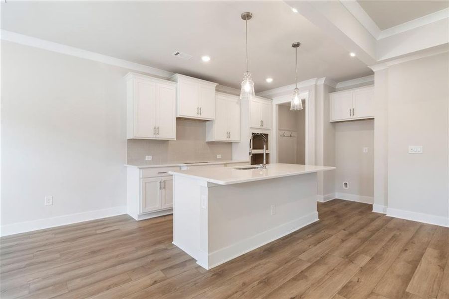 Furnished interior view inside a new home in Rosewood Lake Estates, Hoschton (Image 10).