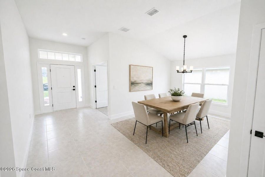 Furnished interior view inside a new home in St. John's Preserve, Palm Bay (Image 6).