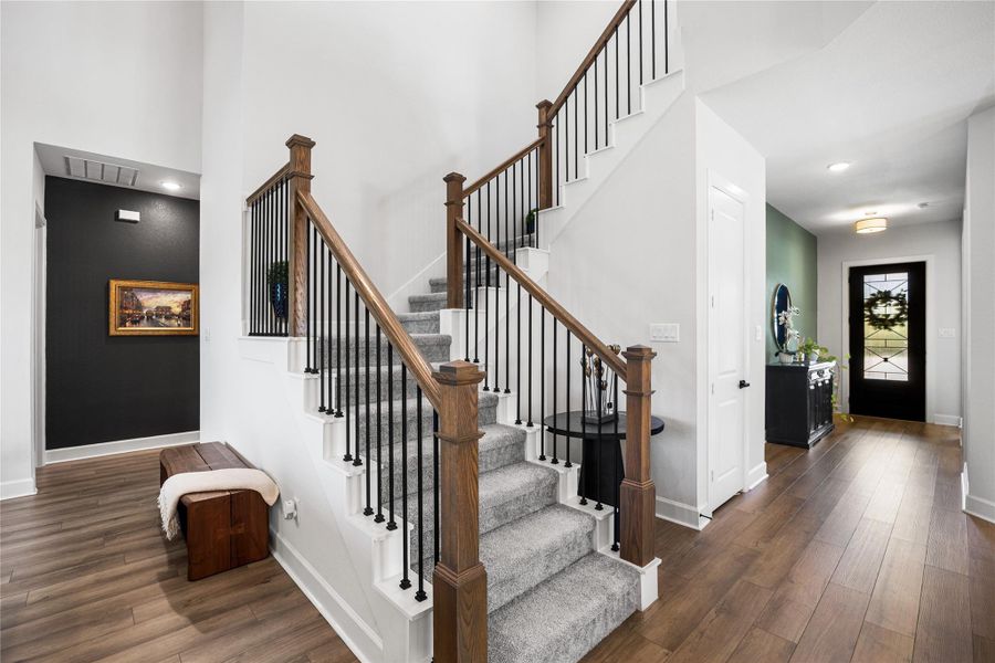 Furnished interior view inside a new home in , Conroe (Image 6).