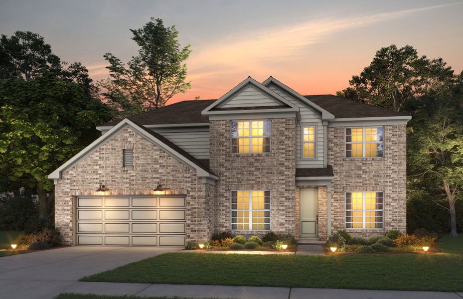 Representative exterior photo of a completed home built from the Vanderbilt by Pulte Homes in Waterside at Pine Island, Columbia, SC (Image 20). Representative exterior photo of a completed home built from the Vanderbilt by Pulte Homes in Waterside at Pine Island, Columbia, SC (Image 20).
