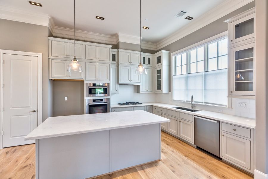 Furnished interior view inside a new home in Austin Modern Lofts at Mueller, Austin (Image 7).