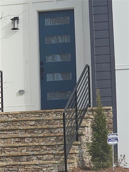 Exterior details and patio area of a home in , Scottdale (Image 2).