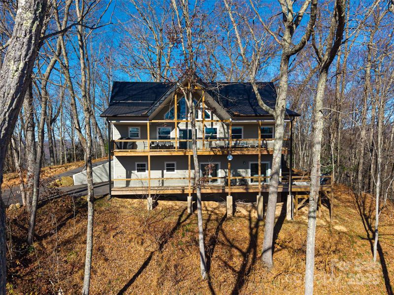In-progress construction of a new home in , Waynesville, NC (Image 35).